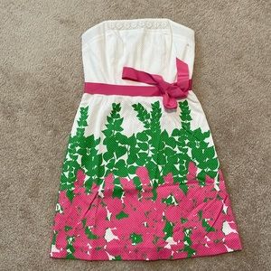 Lilly Pulitzer strapless dress